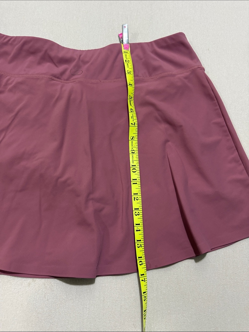 CALIA by Carrie Underwood Dusty Rose Athletic Skort - Picture 8 of 8